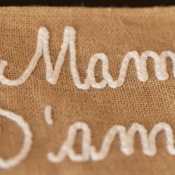 Pochette Jute "Mamie d'amour" (27x20 cm - Naturel)