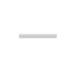 Poignée acier blanc edge Atomia L. 16,5 cm GoodHome vendue par 2