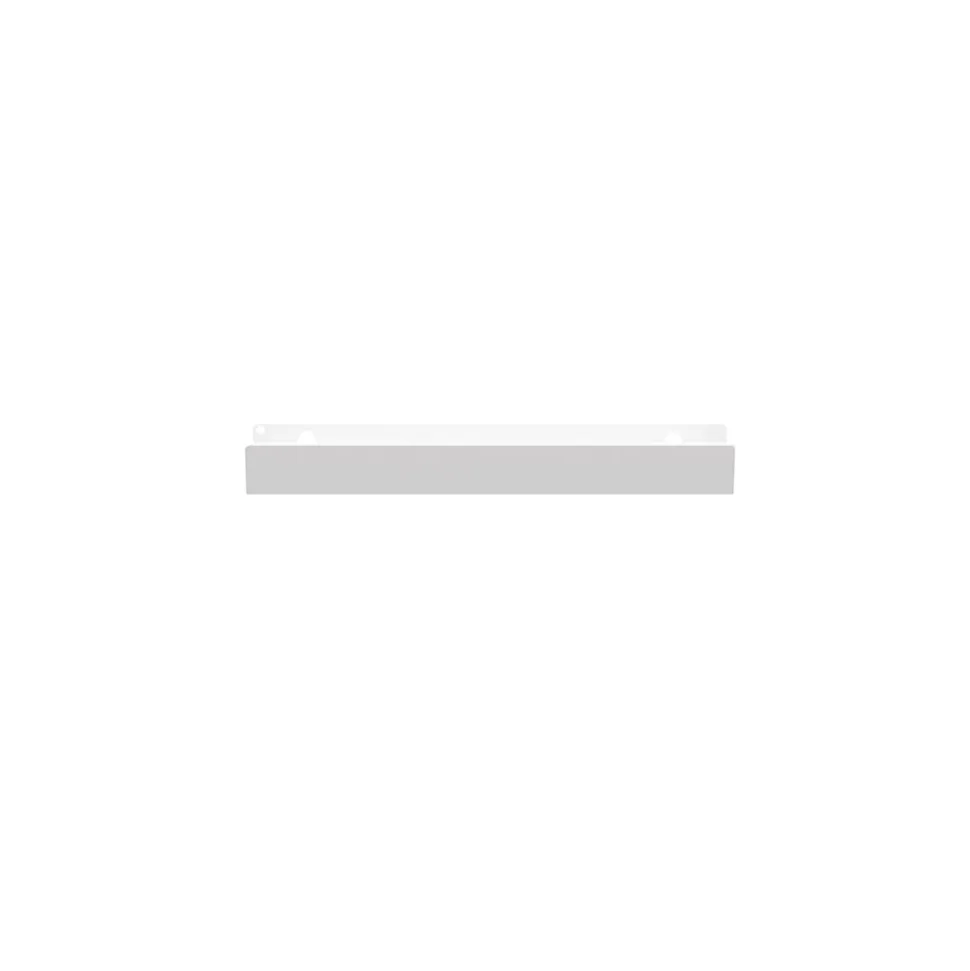 Poignée acier blanc edge Atomia L. 16,5 cm GoodHome vendue par 2