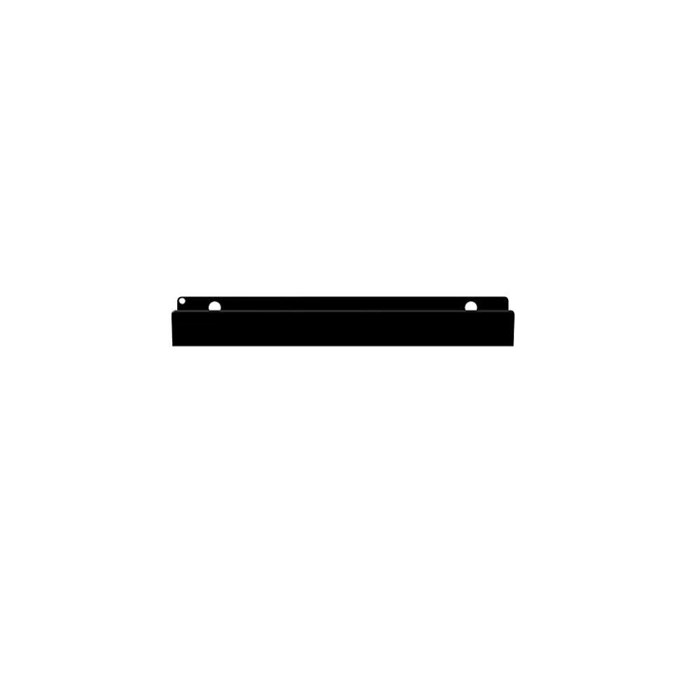Poignée acier noir mat edge Atomia L. 16,5 cm GoodHome vendue par 2