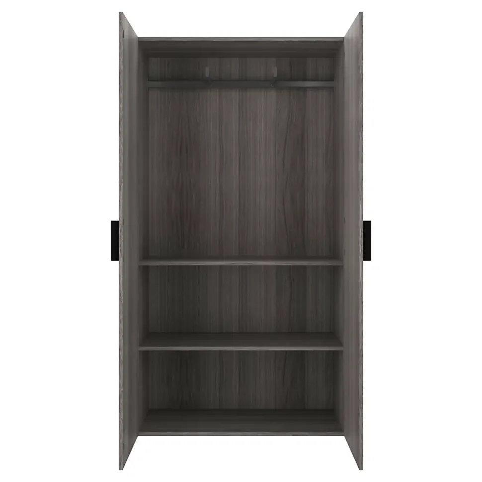 Poignée acier noir mat edge Atomia L. 16,5 cm GoodHome vendue par 2