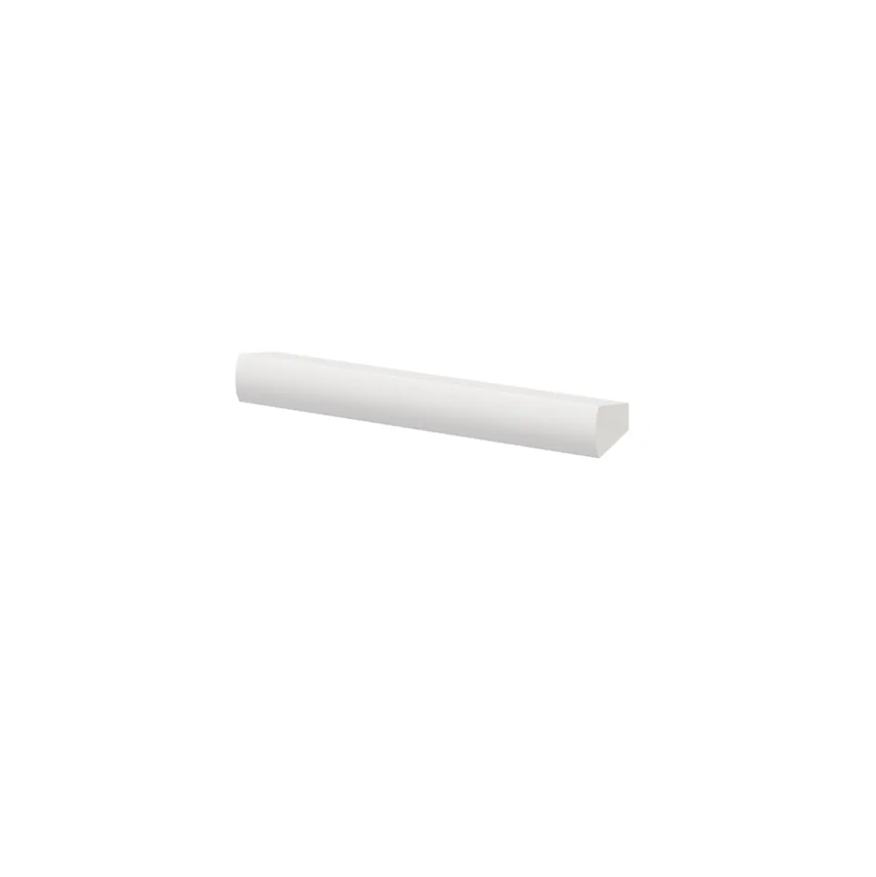 Poignée blanc GoodHome Atomia H. 2,8 x L. 15,5 x P. 1,9 cm vendue par 2