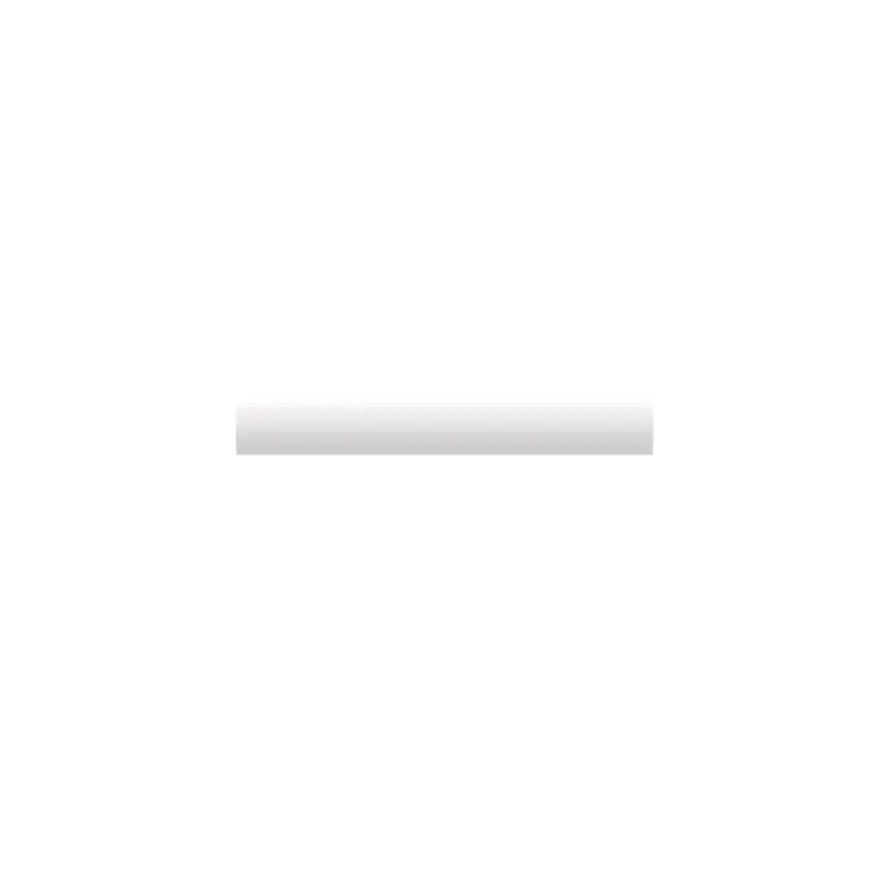 Poignée blanc GoodHome Atomia H. 2,8 x L. 15,5 x P. 1,9 cm vendue par 2