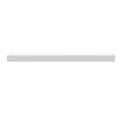 Poignée blanche en acier GoodHome Atomia H. 2,1 x L. 29,3 x P. 3,4 cm vendue par 2