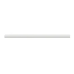 Poignée blanche GoodHome Atomia H. 2,8 x L. 29,3 x P. 1,9 cm vendue par 2
