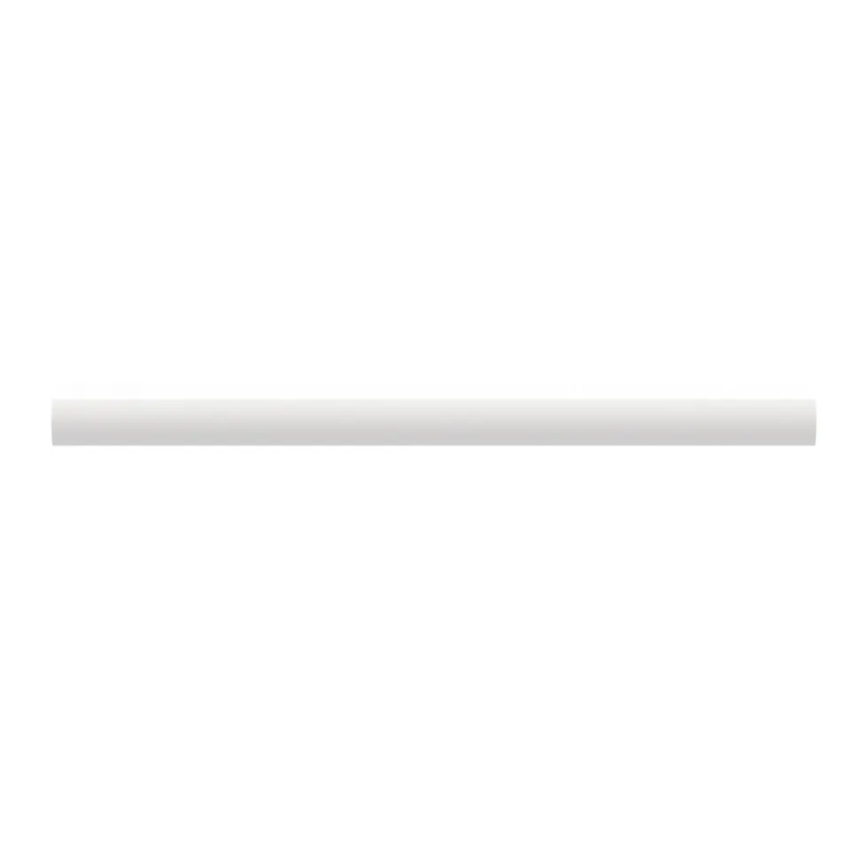 Poignée blanche GoodHome Atomia H. 2,8 x L. 29,3 x P. 1,9 cm vendue par 2