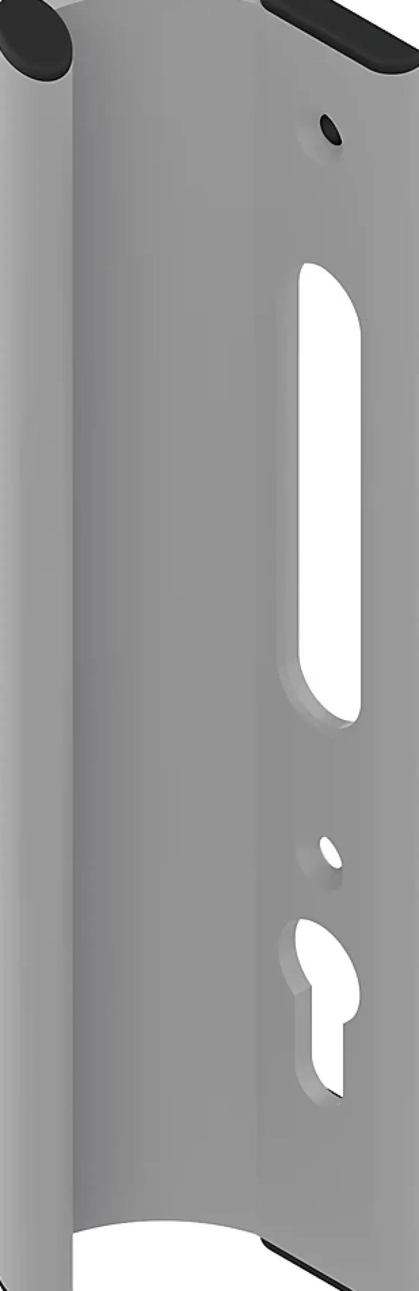 Poignée extérieure gauche à barillet laqué gris alu RAL9006 - LA CROISEE DS - DS7249-G007