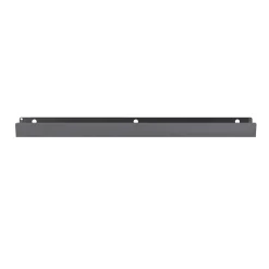 Poignée grises mates en acier GoodHome Atomia H. 2,1 x L. 29,3 x P. 3,4 cm vendue par 2