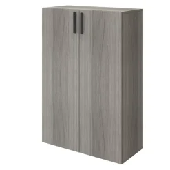 Poignée noire mate GoodHome Atomia taille moyenne vendue par 2