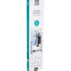 Portant à vêtement double à roulettes Pan - 5Five