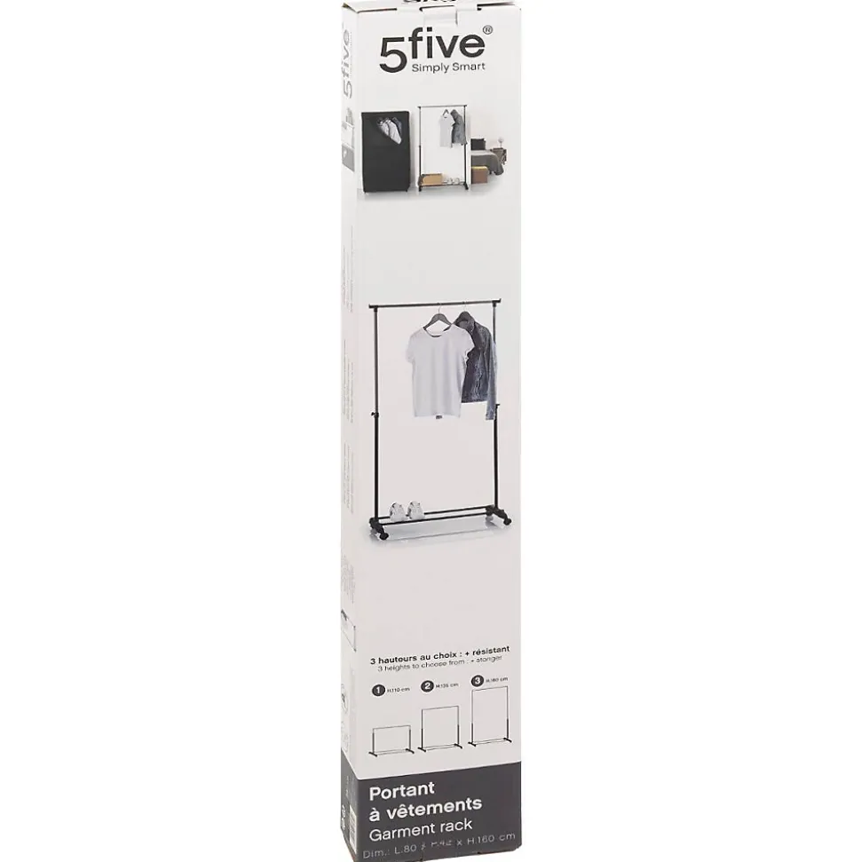 Portant à vêtement extensible à roulettes Pan - 5Five