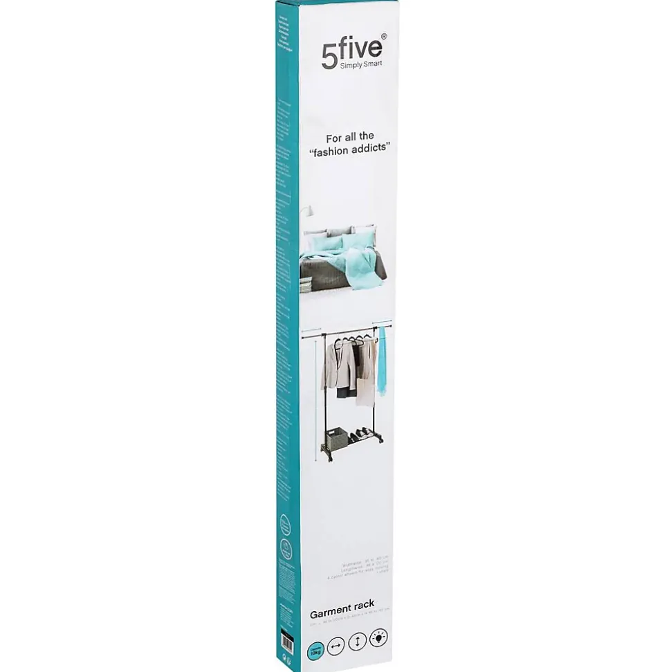 Portant à vêtements à roulettes simple Icare - 5Five