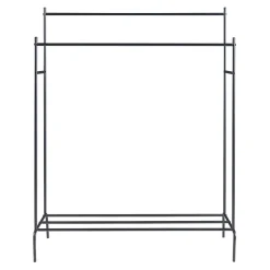 Portant à vêtements Bramming 147 x 116 x 54 cm noir en.casa