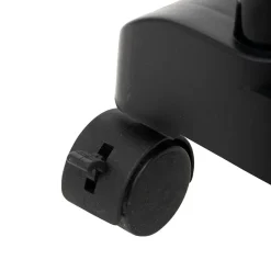 Portant à vêtements double inox et plastique