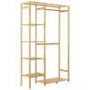 Portant à vêtements Eurajoki en bambou 145 x 90 x 30 cm en.casa