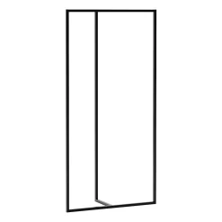Portant à vêtements Hurdal acier 160 x 80 x 32 cm noir en.casa