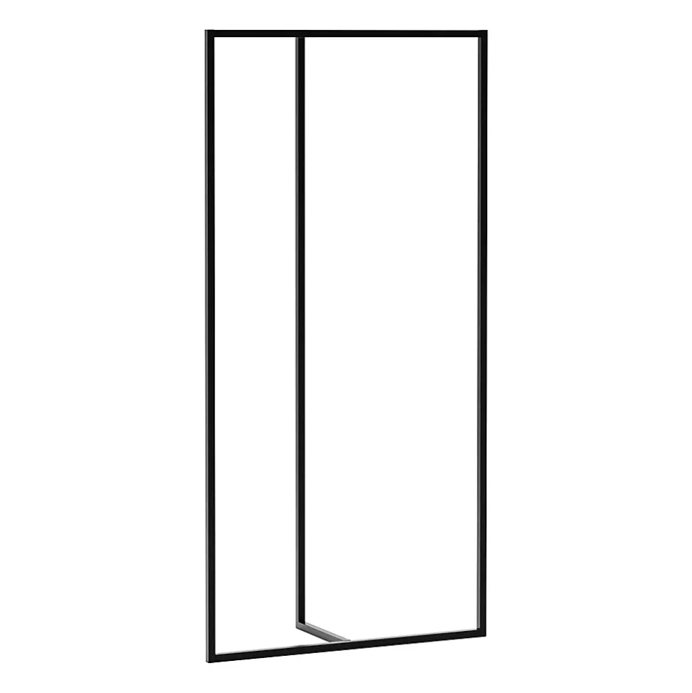 Portant à vêtements Hurdal acier 160 x 80 x 32 cm noir en.casa