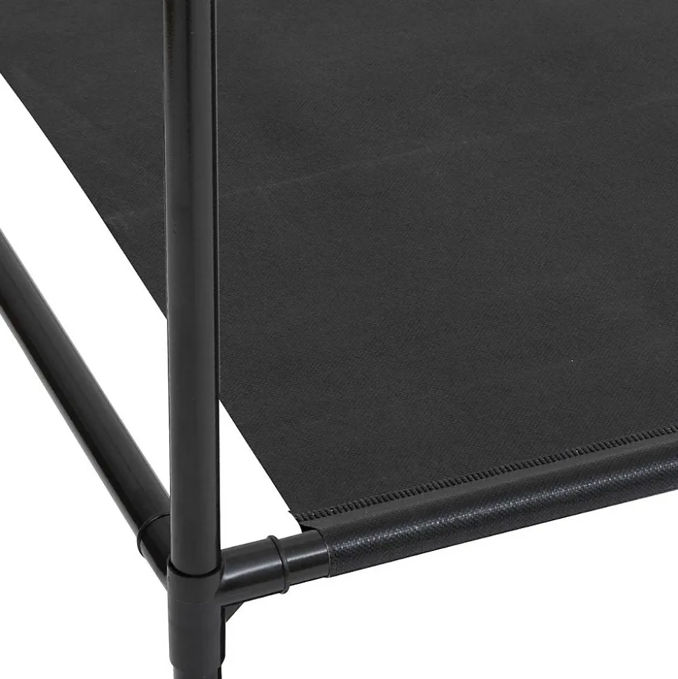 Portant à vêtements Intissa 4 niveaux en métal noir H160cm - Noir- 5five