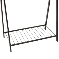 Portant à vêtements Metty en métal noir 98x43,5cm - Noir- 5five