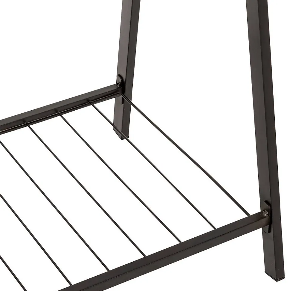 Portant à vêtements Metty en métal noir 98x43,5cm - Noir- 5five