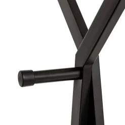 Portant à vêtements Metty en métal noir 98x43,5cm - Noir- 5five