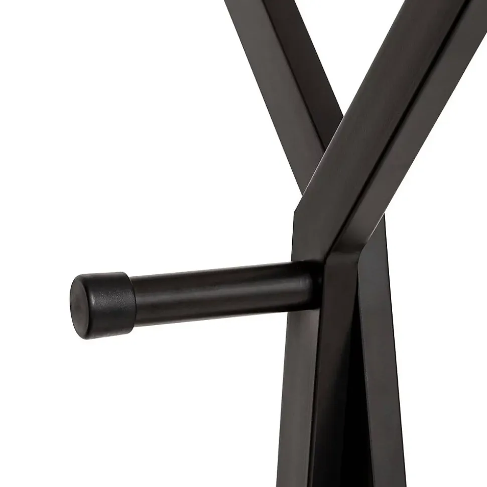 Portant à vêtements Metty en métal noir 98x43,5cm - Noir- 5five
