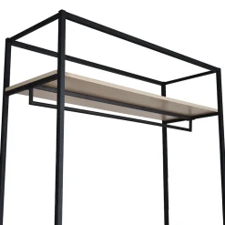 Portant à vêtements modulable en bois et métal noir Homesight Pharell l. 310 cm