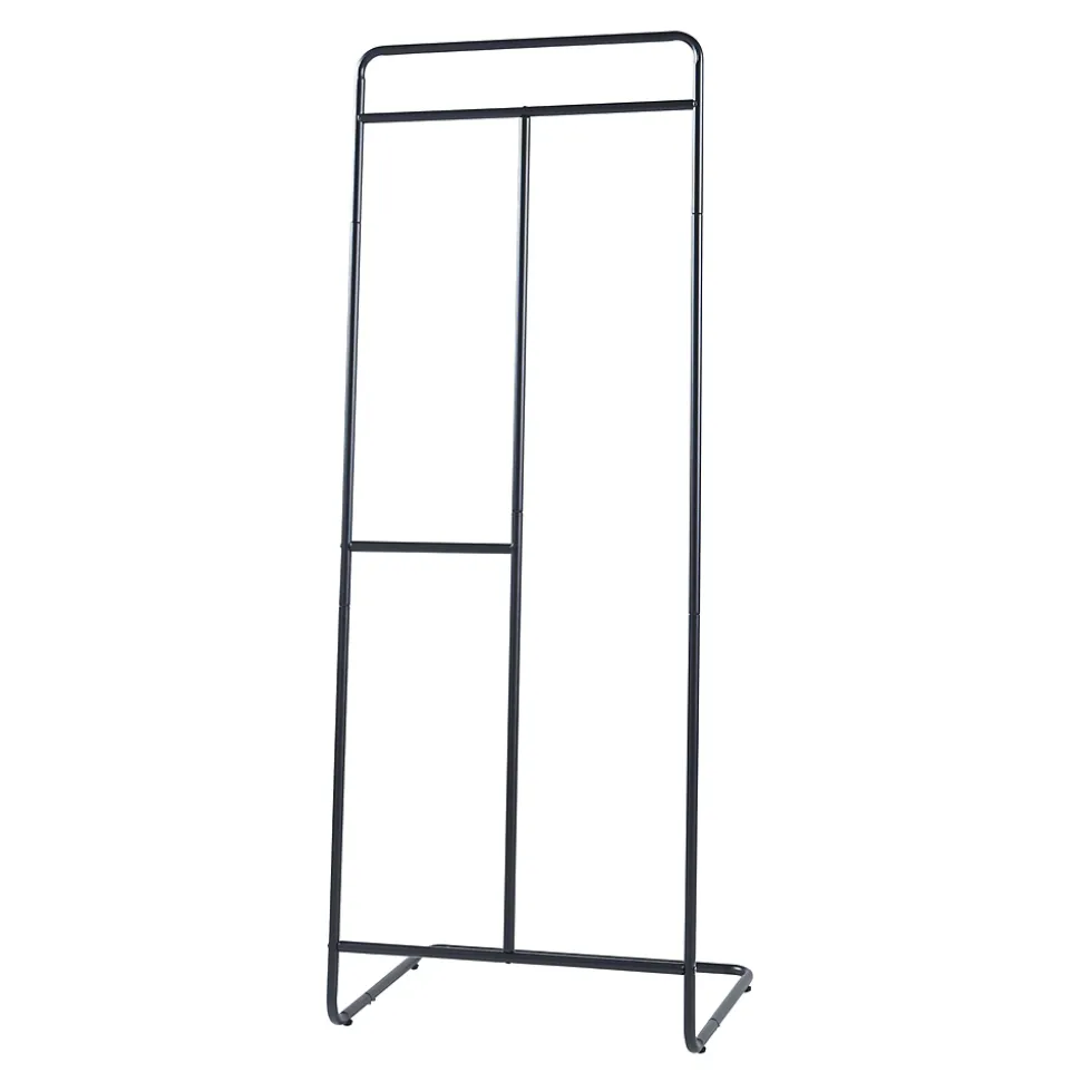 Portant à vêtements Sandviken acier 166 x 63 x 48 cm noir en.casa
