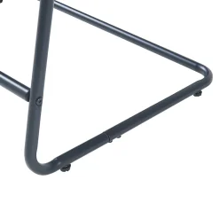 Portant à vêtements Sandviken acier 166 x 63 x 48 cm noir en.casa