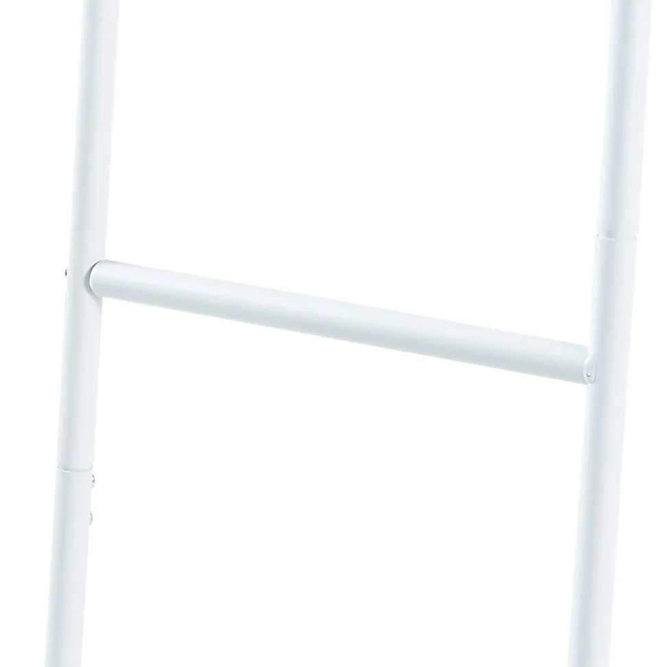 Portant à vêtements Sandviken acier 166 x 63 x 48 cm blanc en.casa
