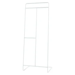 Portant à vêtements Sandviken acier 166 x 63 x 48 cm blanc en.casa
