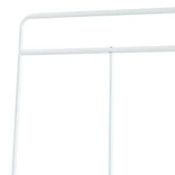 Portant à vêtements Sandviken acier 166 x 63 x 48 cm blanc en.casa