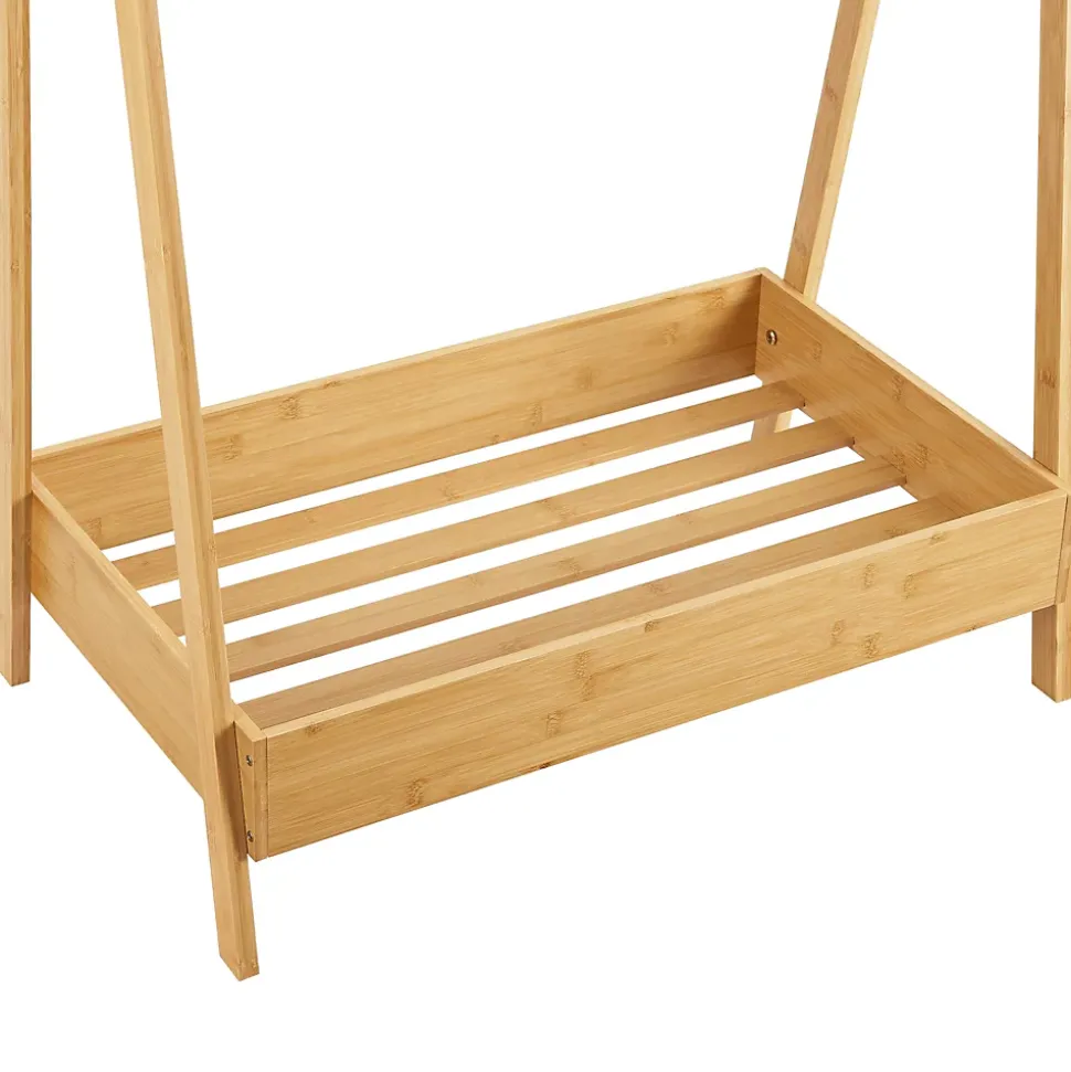 Portant à vêtements Sola pour enfant bambou en.casa