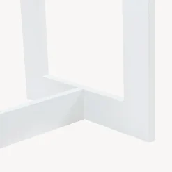 Portant à vêtements Værloese de forme cabane pour enfant 78 x 75 x 35 cm blanc en.casa