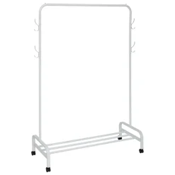 Portant à vêtements 180x118cm blanc - Blanc- 5five