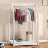 Portant enfant SALLY en pin massif - Blanc