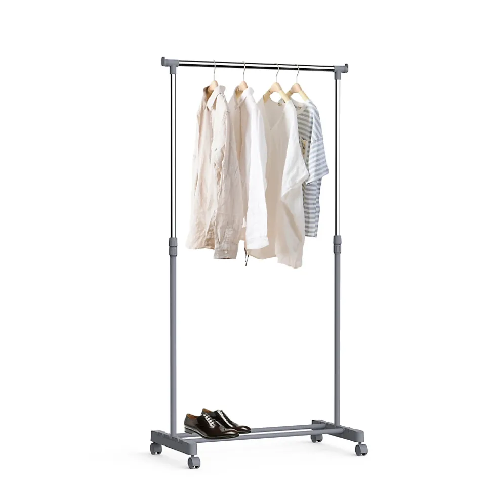Portant simple avec étagère l. 84 x H. 160 cm