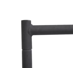Portant tringle à vêtements acier charge max. 140 Kg dim. 180L x 60l x 170H cm noir