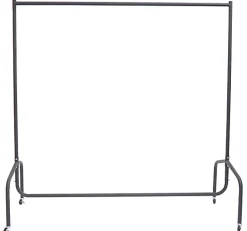 Portant tringle à vêtements acier charge max. 140 Kg dim. 180L x 60l x 170H cm noir