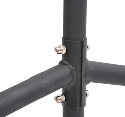 Portant tringle à vêtements acier charge max. 140 Kg dim. 180L x 60l x 170H cm noir
