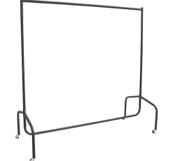 Portant tringle à vêtements acier charge max. 140 Kg dim. 150L x 60l x 170H cm noir