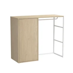 Portant vêtements KADRA sous combles penderie et caisson 100x85cm