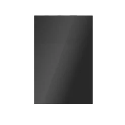 Porte battante anthracite brillant GoodHome Atomia H 74,7 x L. 49,7 cm