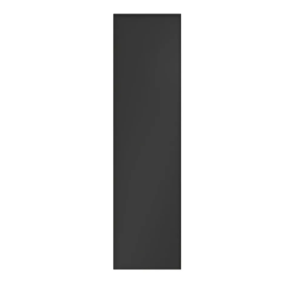 Porte battante anthracite mat GoodHome Atomia H 187,2 x L. 49,7 cm
