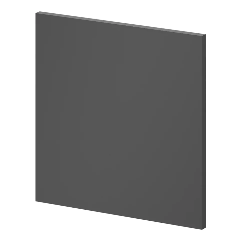 Porte battante anthracite GoodHome Atomia H. 37,2 x L. 37,2 cm