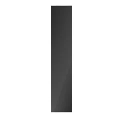 Porte battante anthracite brillant GoodHome Atomia H. 187,2 x 37,2 cm