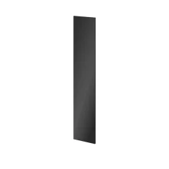 Porte battante anthracite brillant GoodHome Atomia H. 187,2 x 37,2 cm