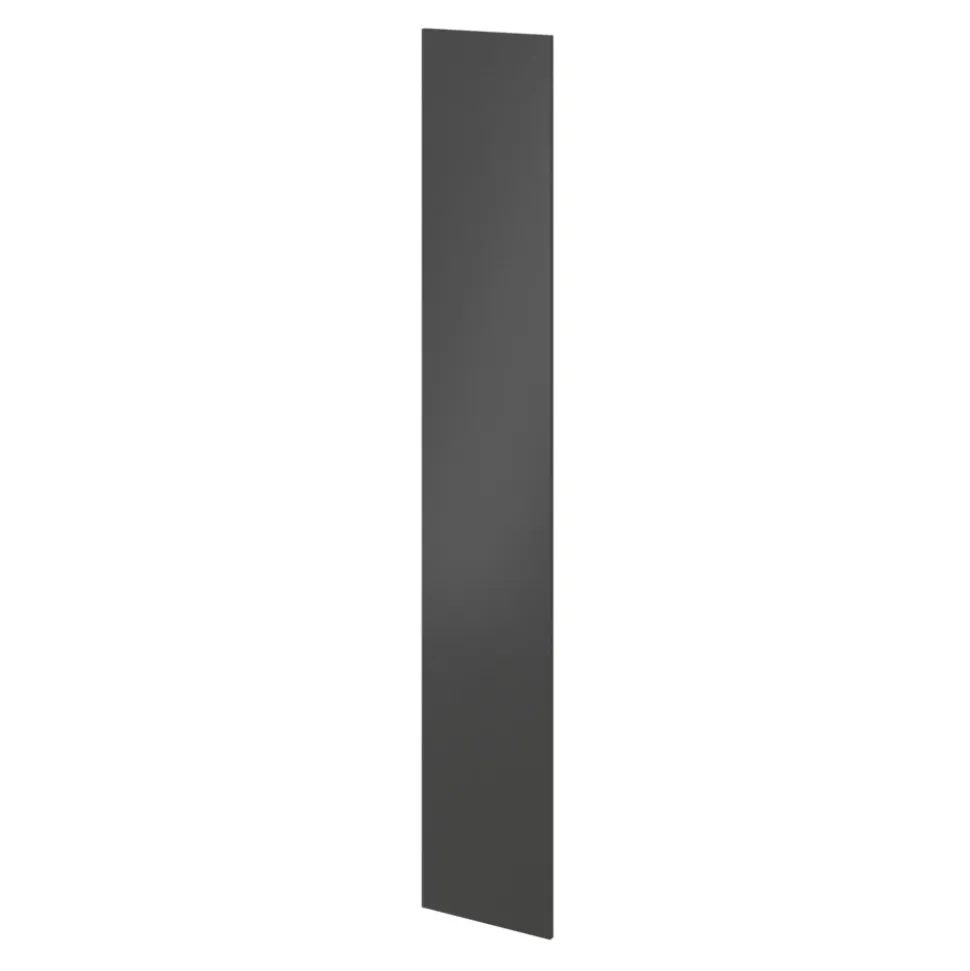 Porte battante anthracite GoodHome Atomia H. 224,7 x L. 37,2 cm