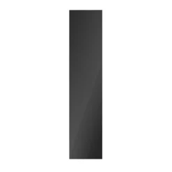 Porte battante anthracite brillant GoodHome Atomia H. 224,7 x 49,7 cm