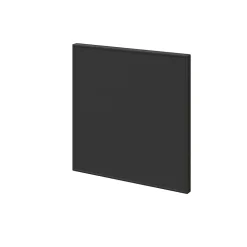 Porte battante anthracite mat GoodHome Atomia H 37,2 x L. 37,2 cm